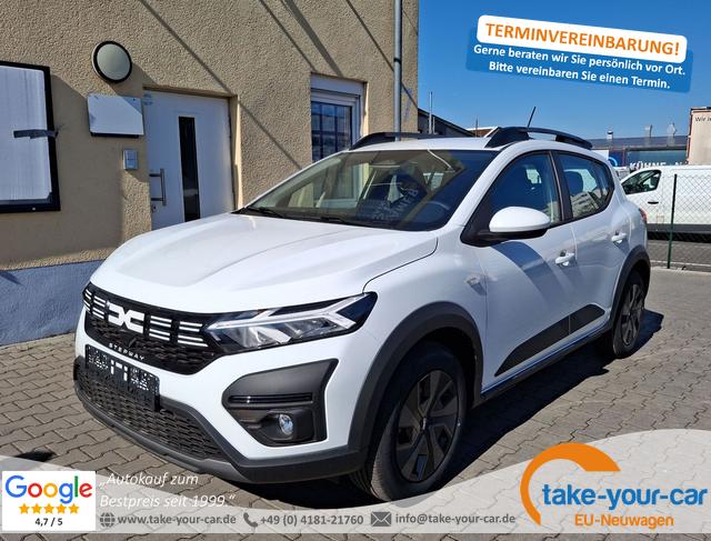 Dacia Sandero Stepway - Expression Klimaauto. Sitzheizung vorn PDC hinten Radio Tempomat Vorlauffahrzeug