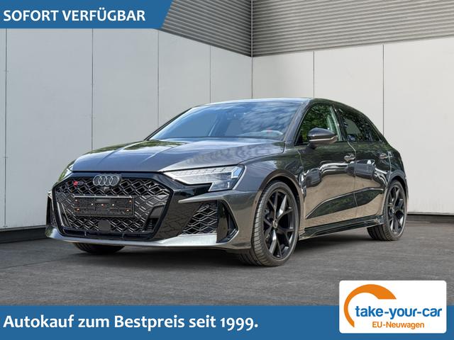 Audi RS3 Sportback - MATRIX+360KAM+SHZ+KLIMA+LED+SOUND+19"ALU+DESIGNPAKET ROT Lagerfahrzeug