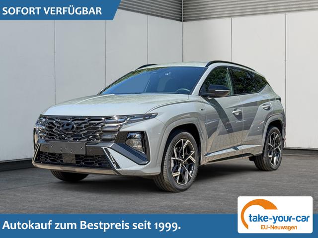 Hyundai TUCSON - N Line Prime 4WD+eHK+NAVI+KAMERA+SHZ+LED+19''ALU+PDC Lagerfahrzeug