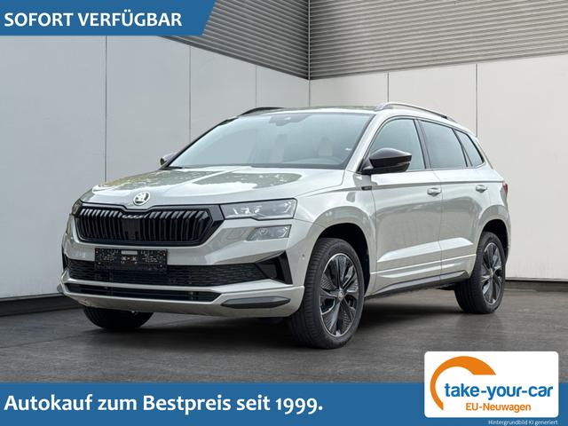 Skoda Karoq - Sportline 1.5 TSI-DSG NAVI+360&deg;Kamera+ACC+KESSY+18'LM Lagerfahrzeug