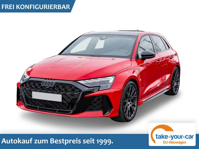 Audi RS3 Sportback - 360KAM+SHZ+KLIMA+LED+SOUND+19"ALU+DESIGNPAKET ROT Bestellfahrzeug 