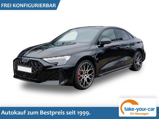 Audi RS3 Limousine - 360KAM+SHZ+KLIMA+LED+SOUND+19"ALU+DESIGNPAKET ROT Bestellfahrzeug 