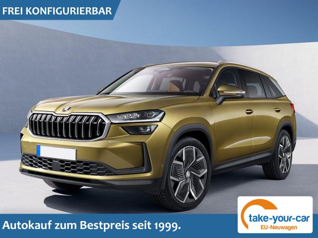 Skoda Kodiaq 7 Sitze - Executive 2.0 TDI EVO SCR 110 kW Gang DSG, Navigationssystem, Metallfarbe, Klimaautomatik, Phone Box, 18 Zoll Alufelgen, Side Assist 4,0. Lane 2,0, ACC, R&uuml;ckkamera, 4 Jahre Garantie Bestellfahrzeug 