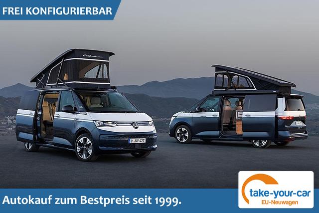 Volkswagen T7 California - 2.0 TDI 110 kW DSG, Leichtmetallfelgen 17 Zoll, Markise mit Schiene und Geh&auml;use links, 5 Sitze, Klima, Jahre Werksgarantie, Bestellfahrzeug 