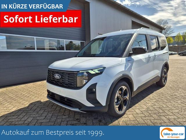 Ford Tourneo Courier - 1.0 EcoBoost 125PS Active Teil-Leder Sitzheizung Lenkradheizung Klimaautomatik PDC v+h R&uuml;ckf.-Kamera ACC TWA Frontscheibe beheizb. Ford-Navi SYNC4 Apple CarPlay + Android Auto Vorlauffahrzeug