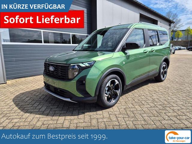 Ford Tourneo Courier - 1.0 EcoBoost 125PS Active Teil-Leder Sitzheizung Lenkradheizung Klimaautomatik PDC v+h R&uuml;ckf.-Kamera ACC TWA Frontscheibe beheizb. Ford-Navi SYNC4 Apple CarPlay + Android Auto Vorlauffahrzeug