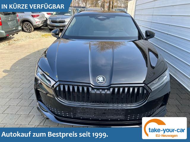 Skoda Superb Combi - Sportline Kombi 2.0 TDI DSG 4x4 *HUD*AHK*Navi*Matrix*AssistenzPlus*NAVI*E-Heck*Keyless Vorlauffahrzeug