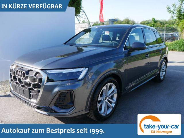Audi Q7 - S line 45 TDI*4X4*AHK*LED*7-SITZE*20 ZOLL*PANO*KAMERA*NAVI*LUFTFEDRUNG Vorlauffahrzeug