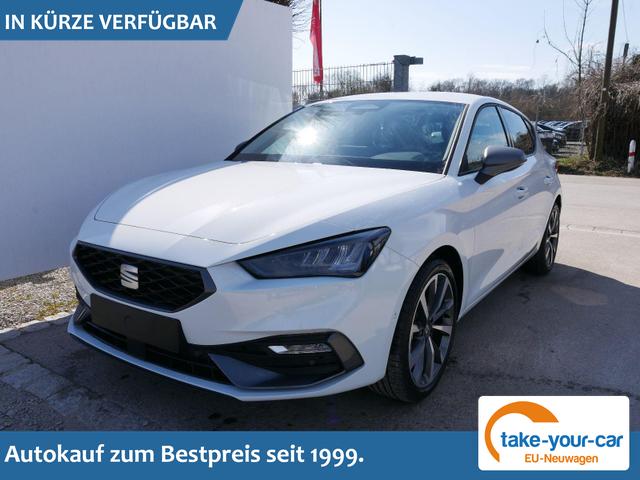 Seat Leon - FR 1.5 eTSI DSG DSG*ACC*KAMERA*NAVI*FULL-LINK*LENKRADHEIZUNG*3-ZONE KLIMAAUTOMATIK Vorlauffahrzeug