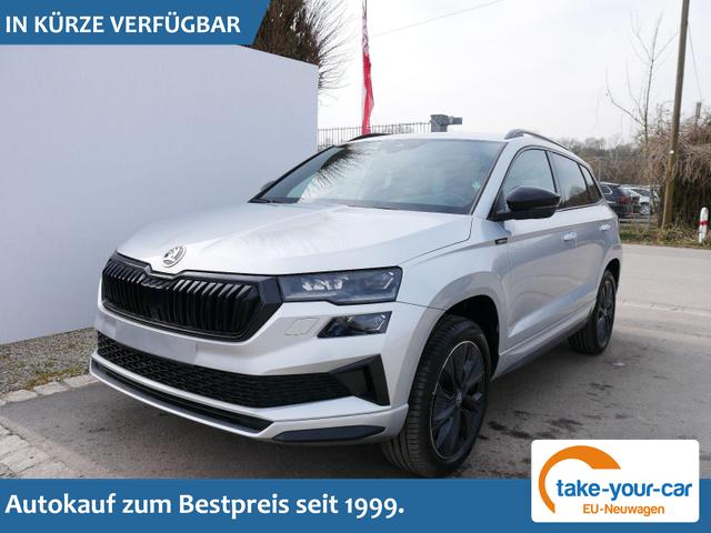 Skoda Karoq - Sportline 2.0 TSI 4x4 DSG DSG*ACC*AHK-SCHWENKBAR*PDC-HINTEN*KESSY*LENKRADHEIZUNG* Vorlauffahrzeug