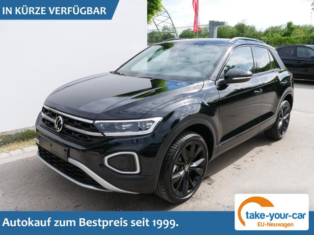 Volkswagen T-Roc - black style 1,5 TSI DSG*AHK*ACC*MATRIX-LED*SHZ*PDC*KAMERA*TEMPOMAT*19-ZOLL Vorlauffahrzeug