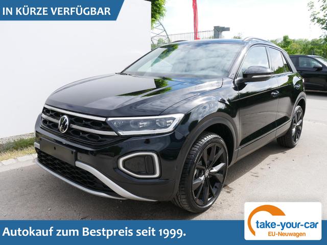 Volkswagen T-Roc - black style 1,5 TSI DSG*AHK*ACC*MATRIX-LED*SHZ*PDC*KAMERA*TEMPOMAT*19-ZOLL Vorlauffahrzeug