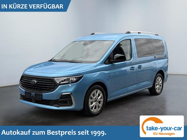 Ford Grand Tourneo Connect - Titanium 2,0 TDCI L2 7 Sitzer 2ZKlima LED Scheinwerfer Anh&auml;ngerkupplung Sitzheizung Einparkhilfe Kamera 17 Zoll Leichtmetall ACC Vorlauffahrzeug