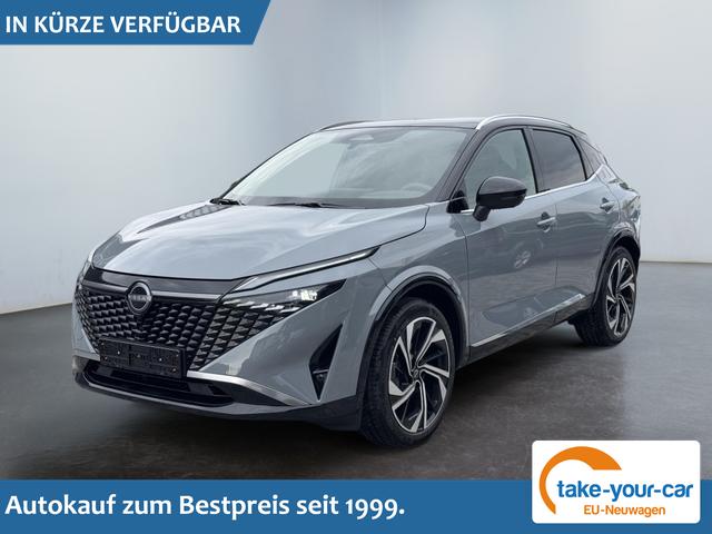 Nissan Qashqai - Tekna+ 1,3 DIG 4x4 20 Zoll Panorama Head-up 360&deg; Leder Massage Navi el Heckklappe Vorlauffahrzeug
