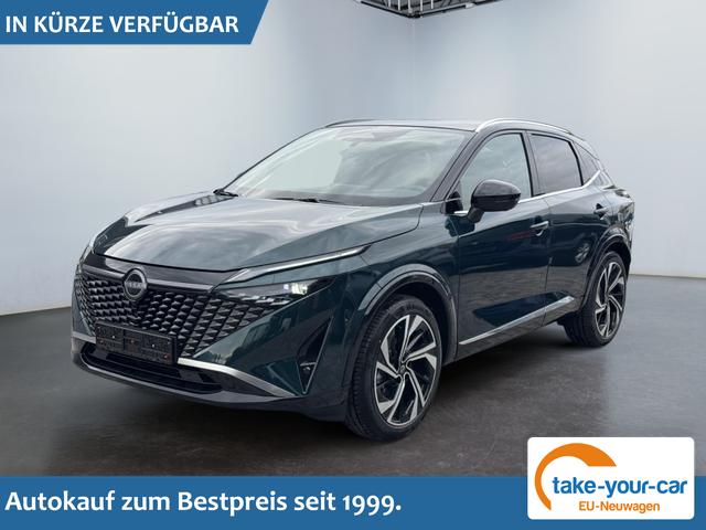 Nissan Qashqai - Tekna+ 1,3 DIG 4x4 20 Zoll Panorama Head-up 360&deg; Leder Massage Navi el Heckklappe Vorlauffahrzeug