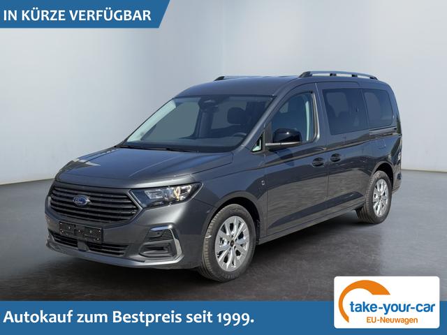 Ford Grand Tourneo Connect - Titanium 2,0 TDCI L2 7 Sitzer Klimaautomatik Anh&auml;ngerkupplung Sitzheizung Einparkhilfe Kamera 17 Zoll Leichtmetall ACC Vorlauffahrzeug