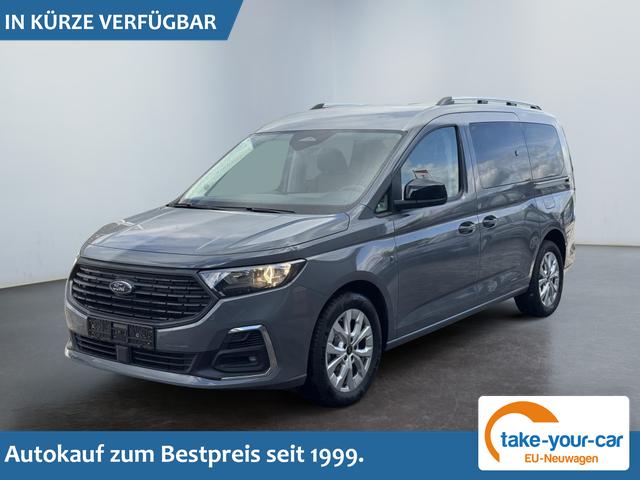 Ford Grand Tourneo Connect - Titanium 2,0 TDCI L2 7 Sitzer Klimaautomatik Anh&auml;ngerkupplung Sitzheizung Einparkhilfe Kamera 17 Zoll Leichtmetall ACC Vorlauffahrzeug