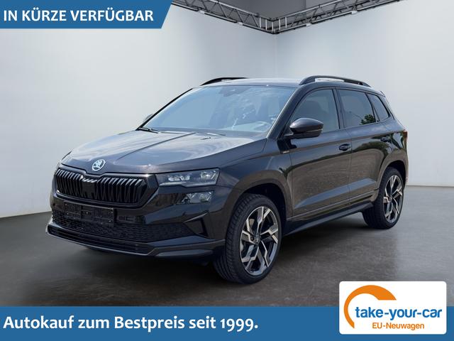Skoda Karoq - Sportline 2,0 TSI 4x4 DSG Leder 2ZKlimaautomatik Canton Totewinkel Assistent 2 x Einparkhilfe Kamera 19 Zoll Felgen adaptiver Tempomat 5J Garantie Vorlauffahrzeug