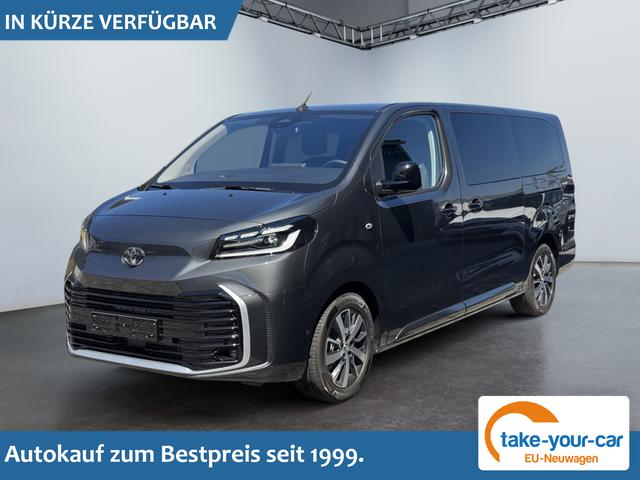 Toyota Proace Verso - 2,0 D-4 L2 8-Sitzer ACC 2ZoKlima Navigation 17 Zoll Alufelgen Parksensoren R&uuml;ckfahrkamera LED Scheinwerfer Vorlauffahrzeug