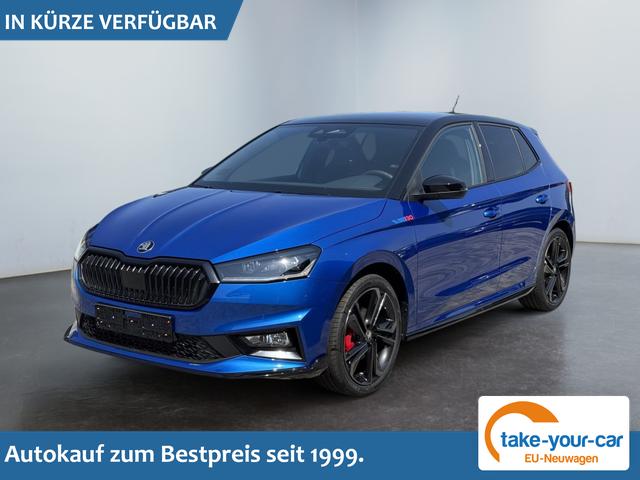 Skoda Fabia - 130 1,5 TSI DSG 2 ZoKlima ACC Navi 2x Einparkhilfe Kessy 18 Zoll beheiztes Lenkrad Sitzheizung Sunset 5J Garantie Vorlauffahrzeug
