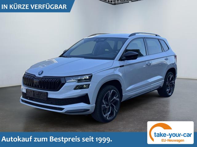 Skoda Karoq - Sportline 2,0 TDI DSG 2ZKlimaautomatik Canton Anh&auml;ngerkupplung Totewinkel Assistent 2 x Einparkhilfe Kamera 19 Zoll Felgen adaptiver Tempomat 5J Garantie Vorlauffahrzeug