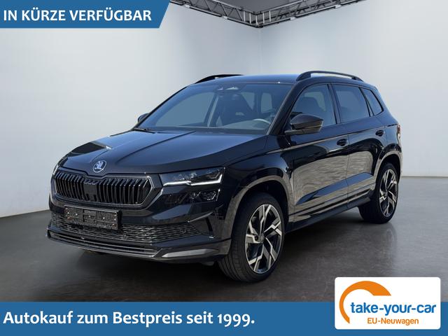 Skoda Karoq - Sportline 2,0 TSI 4x4 DSG 2ZKlimaautomatik Canton Anh&auml;ngerkupplung Totewinkel Assistent 2 x Einparkhilfe Kamera 19 Zoll Felgen adaptiver Tempomat 5J Garantie Vorlauffahrzeug