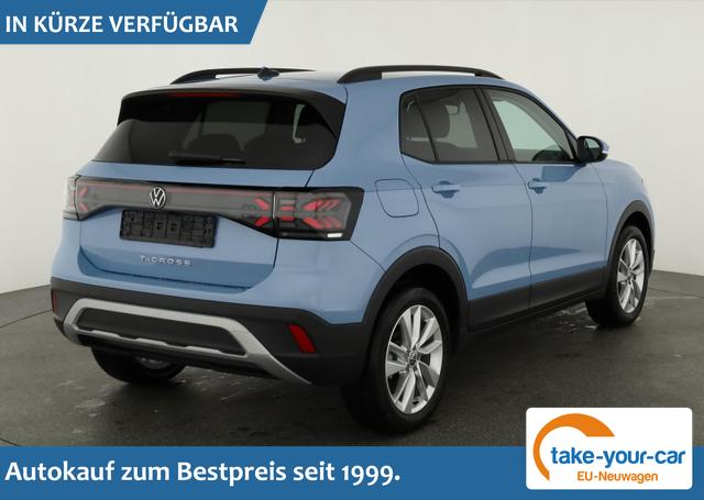 Volkswagen T-Cross - 1.0 TSI 85 kW Life DSG Life, IQ.Light, Kamera, ACC, Side, Winter, 17-Zoll Vorlauffahrzeug