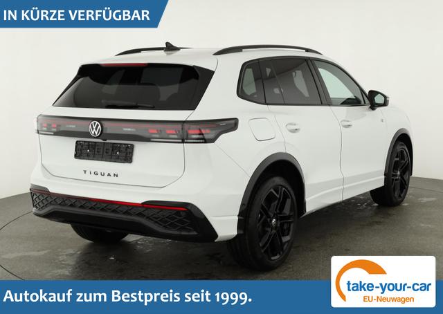 Volkswagen Tiguan - 2.0 TSI 195 kW 4Motion R-Line DSG 4M Black, Pano, AHK, IQ.Light, AreaView, 20-Zoll, Navi Vorlauffahrzeug