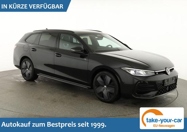 Volkswagen Passat Variant - 2.0 TDI 142 kW 4Motion R-Line DSG 4M Black, AHK, IQ.Light, HUD, 19-Zoll, AreaView, Navi, Side Vorlauffahrzeug