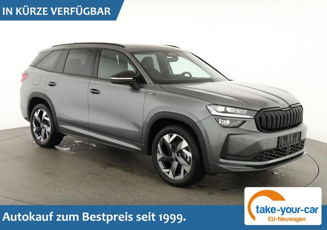 Skoda Kodiaq - 2.0 TDI 110 kW Sportline DSG Sportline, AHK, Navi, Matrix, Kamera, Side, Winter Vorlauffahrzeug