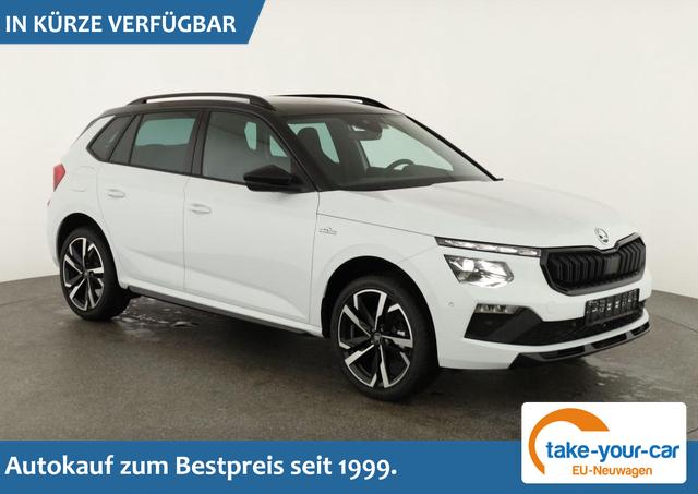 Skoda Kamiq - Monte Carlo 1.0 TSI DSG Carlo, Matrix, AHK, 18-Zoll, Pano, Navi, el.Klappe, 5 J.-Garantie Vorlauffahrzeug