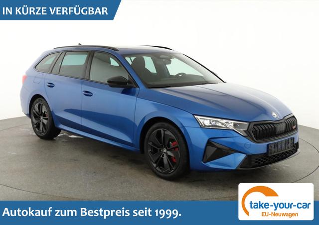Skoda Octavia Combi - 2.0 TSI 195 kW RS DSG, Pano, AHK, Navi, Matrix, Side, Winter, 5 J.-Garantie Vorlauffahrzeug
