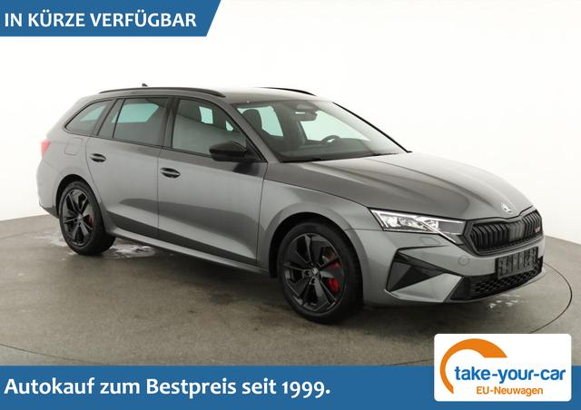 Skoda Octavia Combi - 2.0 TSI 195 kW RS DSG, Standheizung, AHK, Navi, Matrix, Side, Winter, 5 J.-Garantie Vorlauffahrzeug
