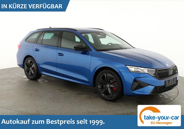Skoda Octavia Combi - 2.0 TSI 195 kW RS DSG, AHK, Navi, Matrix, Canton, Side, Winter, 5 J.-Garantie Vorlauffahrzeug
