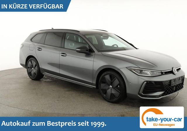 Volkswagen Passat Variant - 2.0 TDI 142 kW 4Motion R-Line DSG 4M Black, AHK, IQ.Light, HUD, 19-Zoll, AreaView, Navi, Side Vorlauffahrzeug