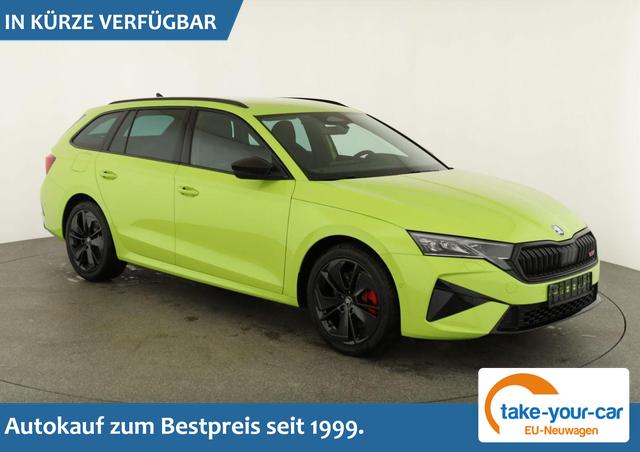 Skoda Octavia Combi - 2.0 TSI 195 kW RS DSG, AHK, Navi, Matrix, Side, Winter, 5 J.-Garantie Vorlauffahrzeug