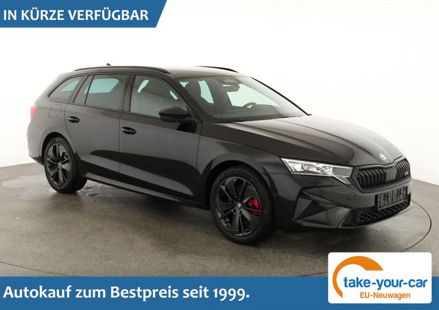 Skoda Octavia Combi - 2.0 TSI 195 kW RS DSG, AHK, Navi, Matrix, Side, Winter, 5 J.-Garantie Vorlauffahrzeug