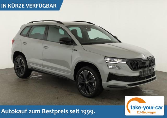 Skoda Karoq - Sportline 1.5 TSI DSG Sportline, AHK, Navi, Matrix, Kamera, el. Klappe, 5-J. Garantie Vorlauffahrzeug