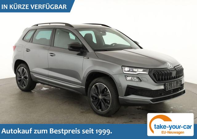 Skoda Karoq - Sportline 4x4 2.0 TDI DSG Sportline, Pano, AHK, Navi, Matrix, AreaView, Side, Kamera, el. Klappe, FS-beheizbar, Winter Vorlauffahrzeug