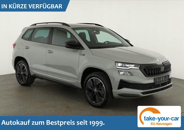 Skoda Karoq - Sportline 4x4 2.0 TDI DSG Sportline, Pano, AHK, Navi, Matrix, AreaView, Side, Kamera, el. Klappe, FS-beheizbar, Winter Vorlauffahrzeug