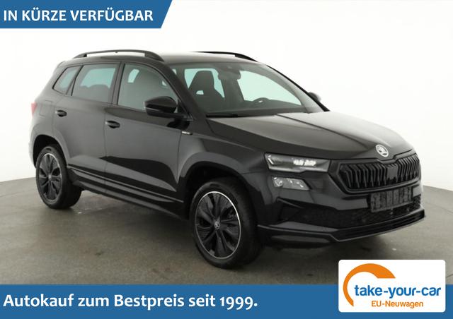 Skoda Karoq - Sportline 1.5 TSI DSG Sportline, AHK, Navi, Matrix, Kamera, el. Klappe, 5-J. Garantie Vorlauffahrzeug