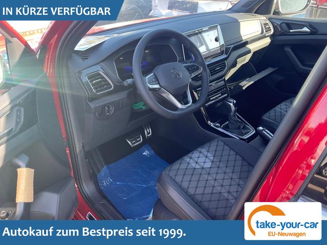 Volkswagen T-Cross - 1.5 TSI 110 kW R-Line DSG R-Line, AHK, IQ.Light, Navi, Side, Kamera, Winter, 18-Zoll Vorlauffahrzeug