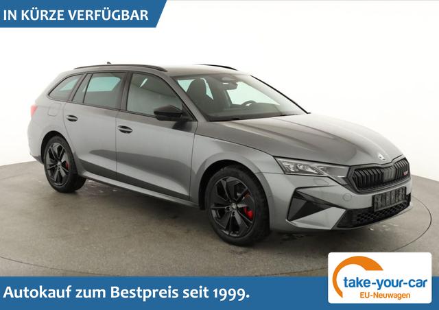 Skoda Octavia Combi - 2.0 TSI 195 kW RS DSG, AHK, Navi, Matrix, Side, Winter, 5 J.-Garantie Vorlauffahrzeug