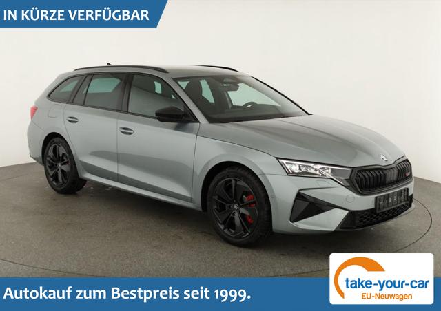 Skoda Octavia Combi - 2.0 TSI 195 kW RS DSG, AHK, Navi, Matrix, Side, Winter, 5 J.-Garantie Vorlauffahrzeug