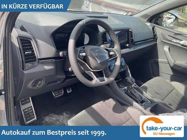 Skoda Karoq - Sportline 1.5 TSI DSG Sportline, Pano, AHK, Navi, Matrix, Side, Winter, 5 J.-Garantie Vorlauffahrzeug