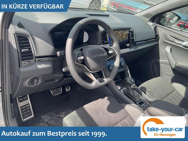 Skoda Karoq - Sportline 1.5 TSI DSG Sportline, Pano, AHK, Navi, Matrix, Side, Winter, 5 J.-Garantie Vorlauffahrzeug