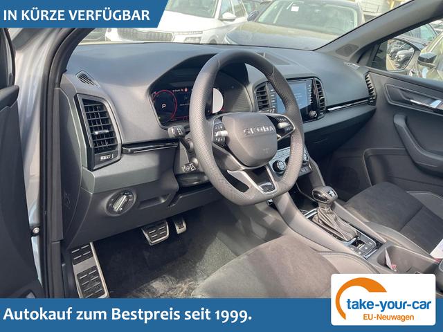 Skoda Karoq - Sportline 4x4 2.0 TSI DSG Sportline, Pano, AHK, Navi, Matrix, Side, Winter, 5 J.-Garantie Vorlauffahrzeug