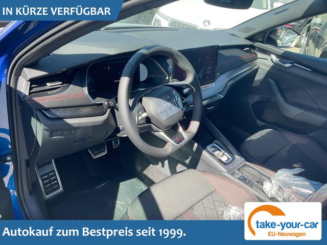 Skoda Octavia Combi - 2.0 TSI 195 kW RS DSG, Pano, Standheizung, AHK, Navi, Matrix, Canton, Side, Winter, 5 J.-Garantie Vorlauffahrzeug