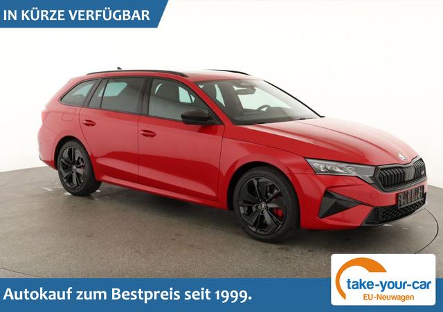 Skoda Octavia Combi - 2.0 TSI 195 kW RS DSG, Pano, AHK, Navi, Matrix, Side, Winter, 5 J.-Garantie Vorlauffahrzeug