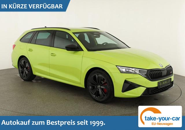 Skoda Octavia Combi - 2.0 TSI 195 kW RS DSG, AHK, Navi, Matrix, Canton, Side, Winter, 5 J.-Garantie Vorlauffahrzeug